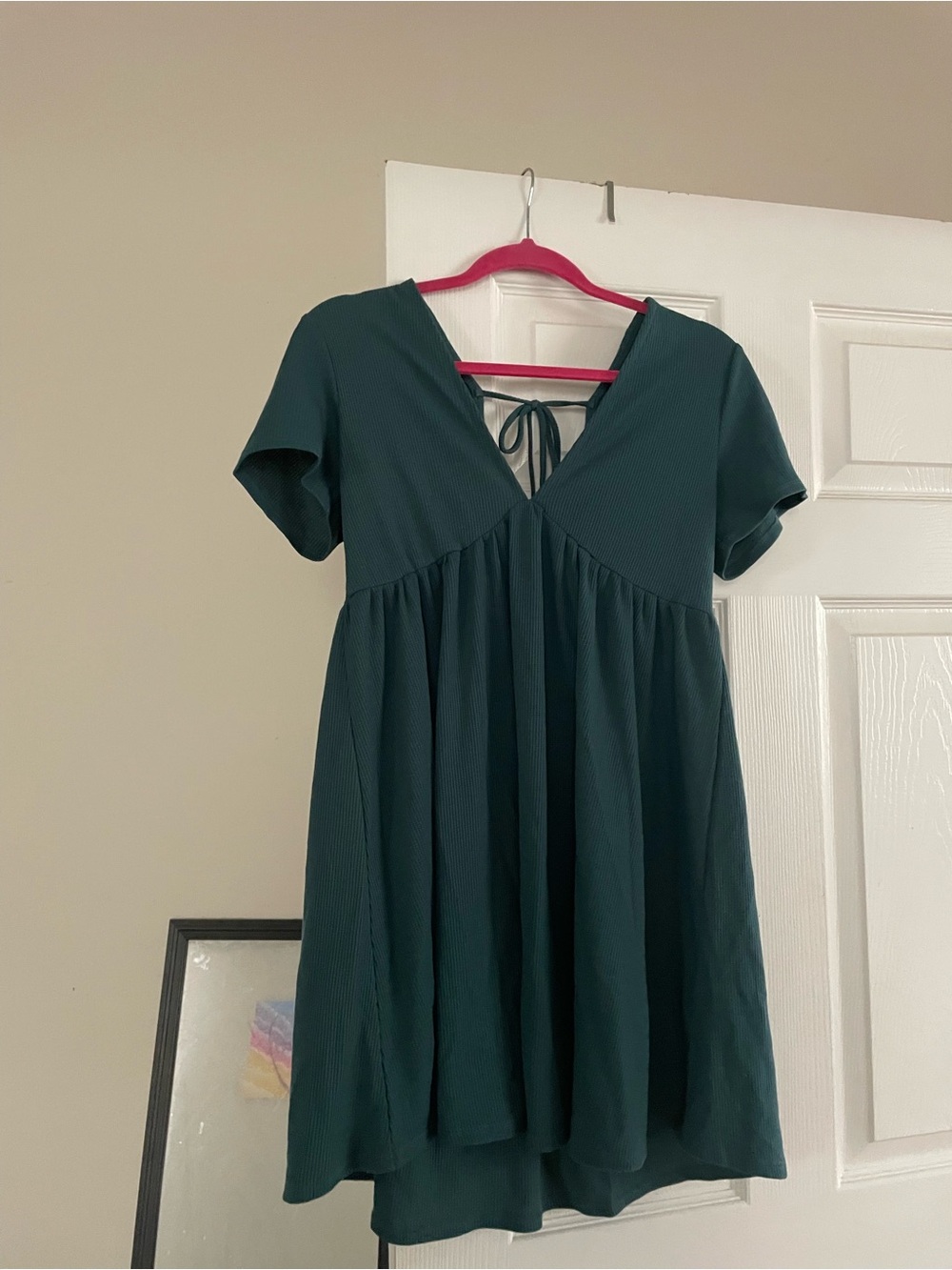 Forever 21 Teal Ribbed Dress
